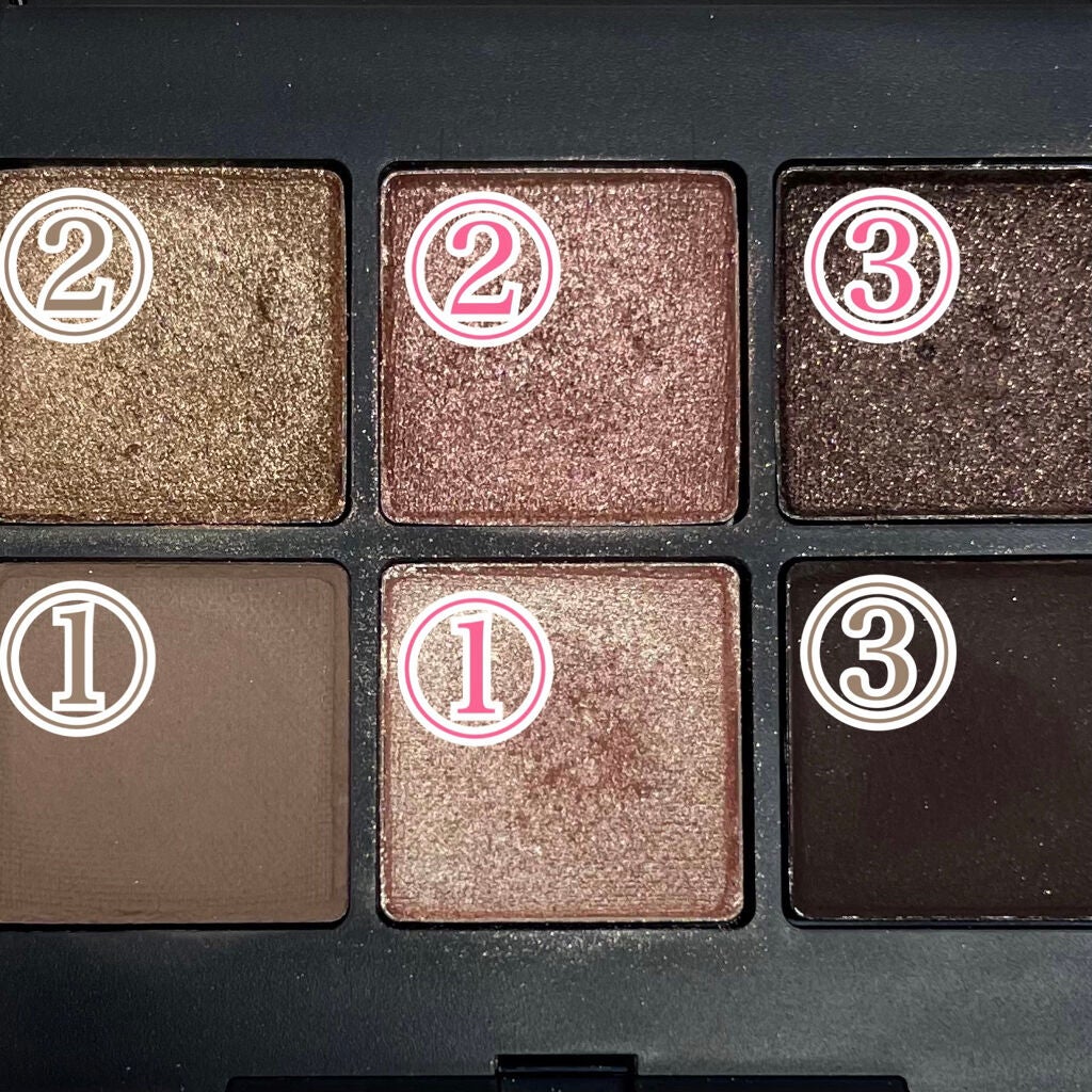 ヴォワヤジュールアイシャドウパレット/NARS/アイシャドウパレットを使ったクチコミ(3枚目)