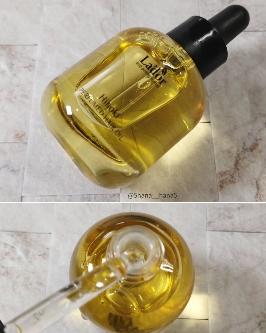 パフュームヘアオイル ヒノキ/La'dor/ヘアオイルを使ったクチコミ(2枚目)