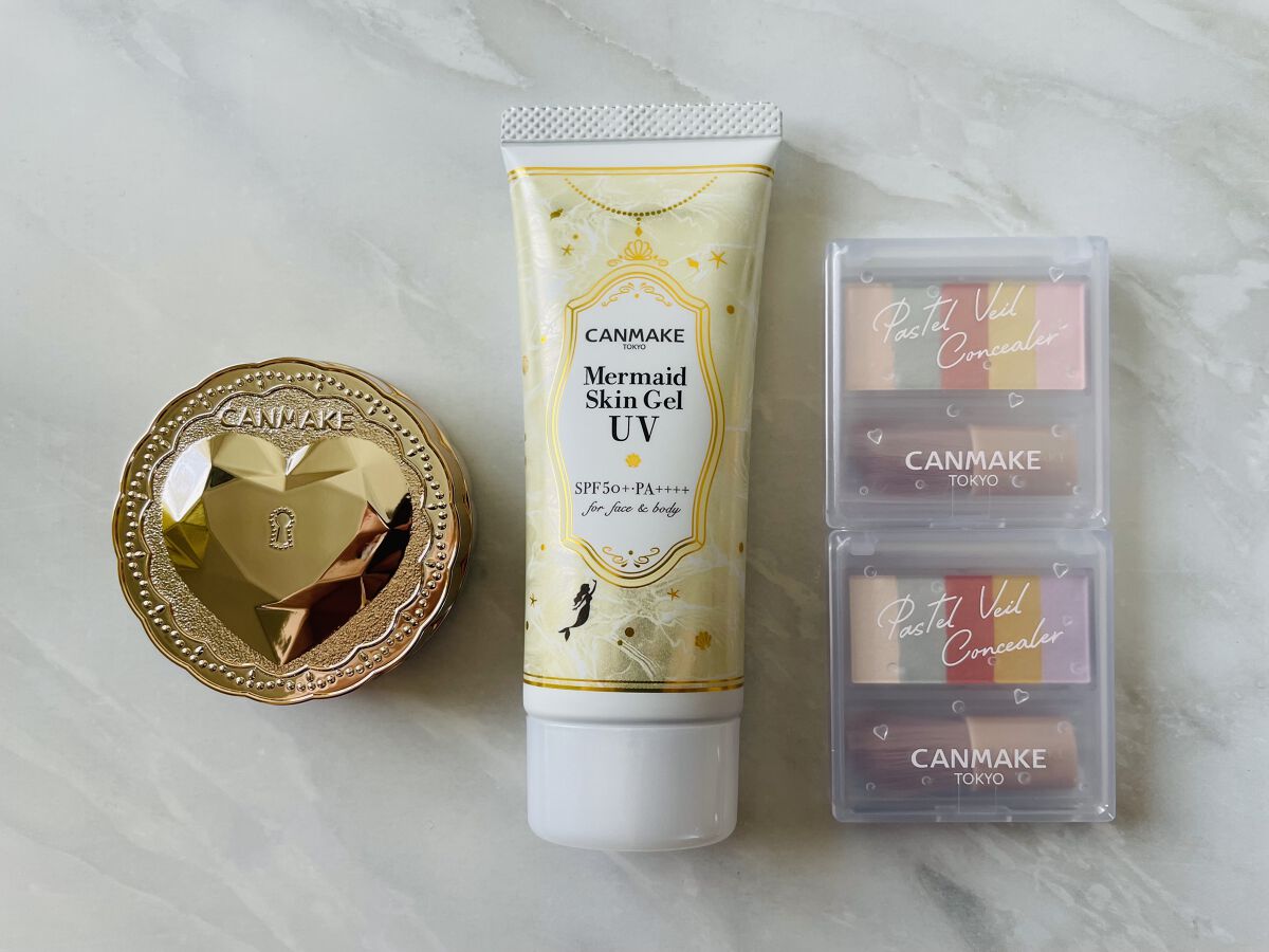 マーメイドスキンジェルUV/キャンメイク/日焼け止めジェルを使ったクチコミ（3枚目）