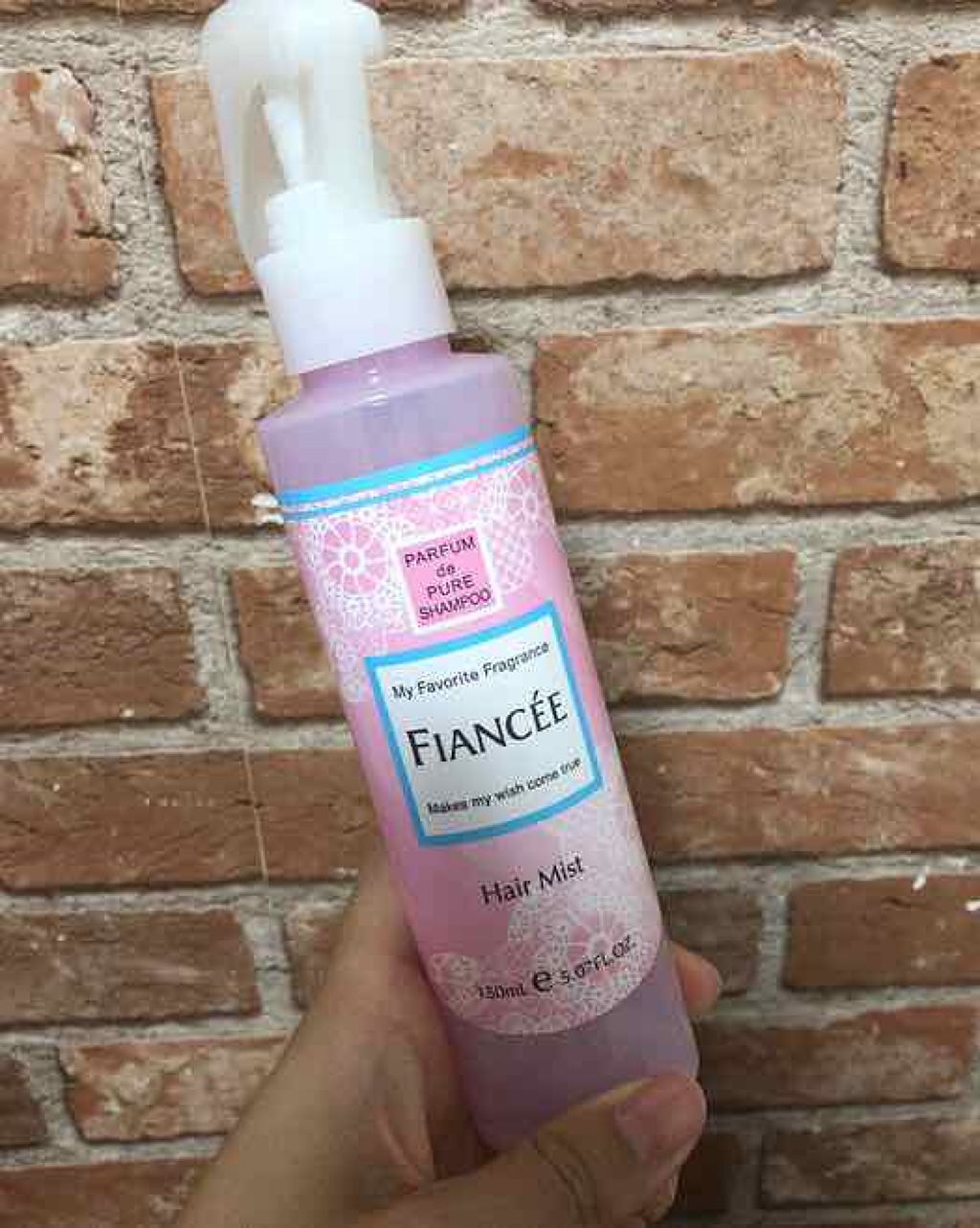 フレグランスヘアミスト ピュアシャンプーの香り/フィアンセ/ヘアミストを使ったクチコミ(1枚目)