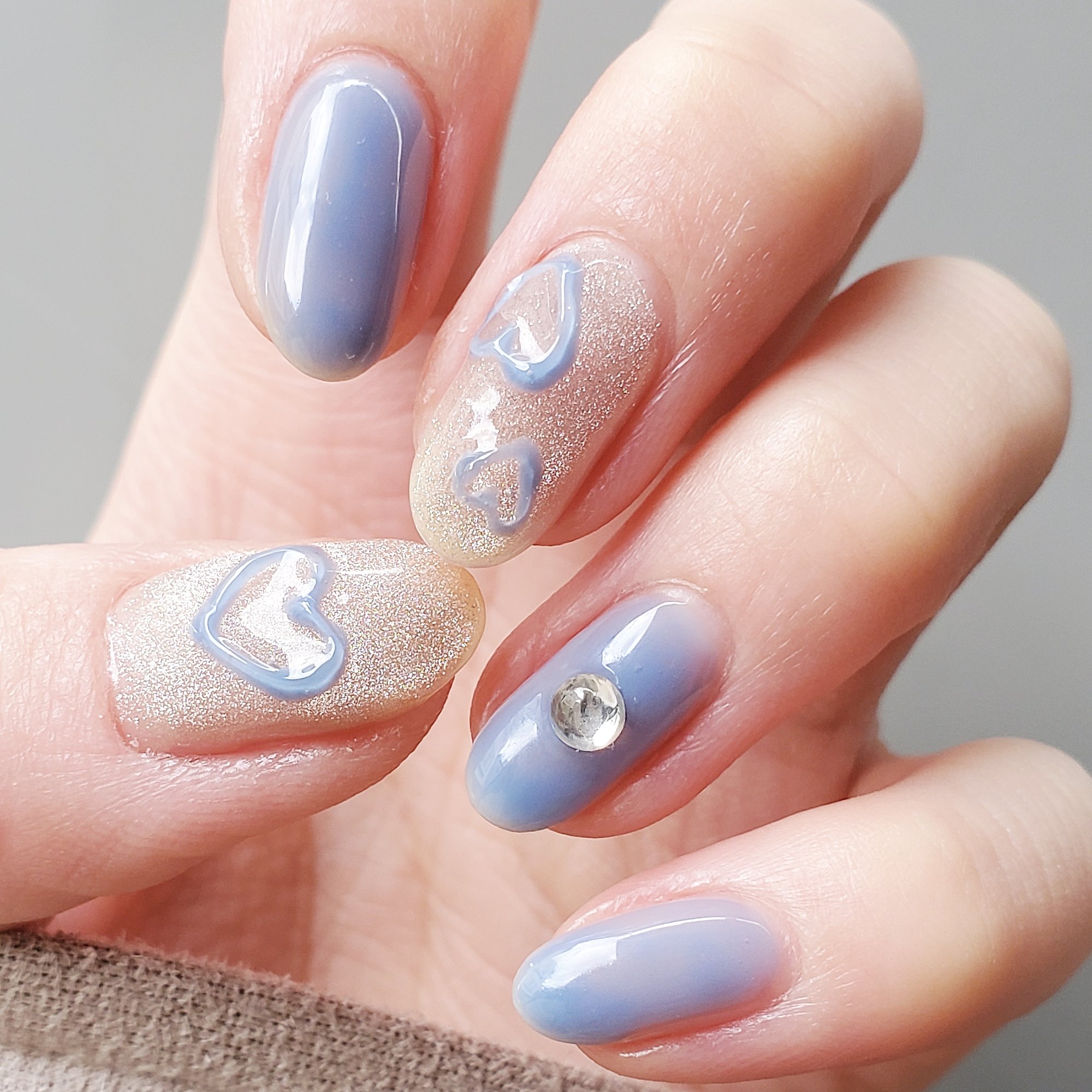 ウィークリージェル NE-73 Nordic Sky/HOMEI/ジェルネイルを使ったクチコミ（2枚目）