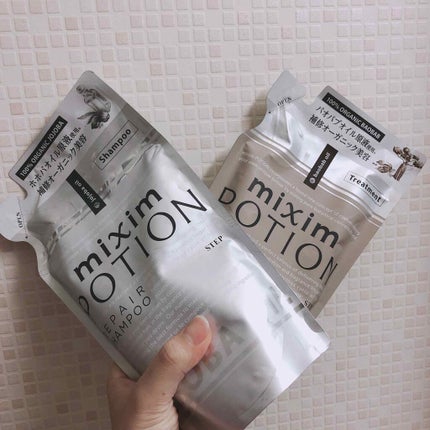 リペアシャンプー/ヘアトリートメント/mixim POTION/シャンプー・コンディショナーを使ったクチコミ(1枚目)