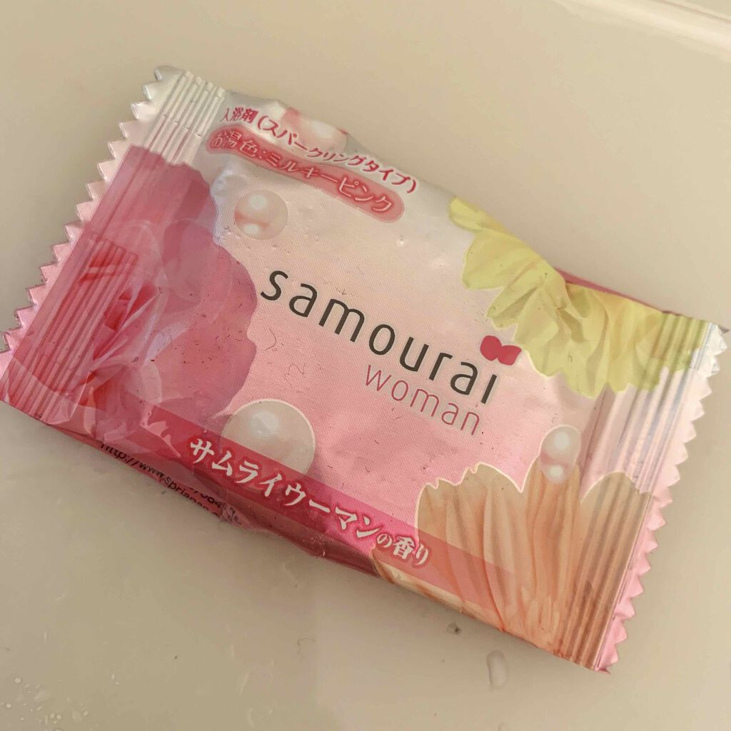 サムライウーマン スパークリングバスタブレット/サムライウーマン/炭酸系入浴剤を使ったクチコミ(2枚目)
