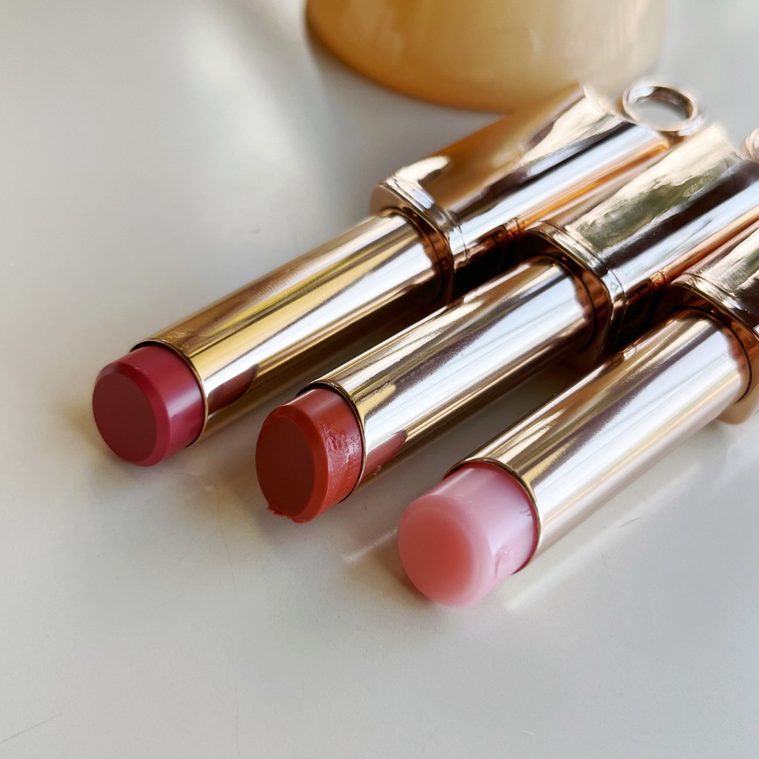 オーセンティック リップ バーム/athé/口紅を使ったクチコミ（2枚目）