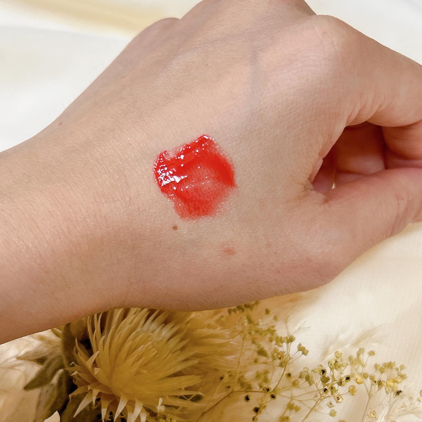 ゲットイットティントグレーズバーム/TONYMOLY/リップティントを使ったクチコミ(3枚目)