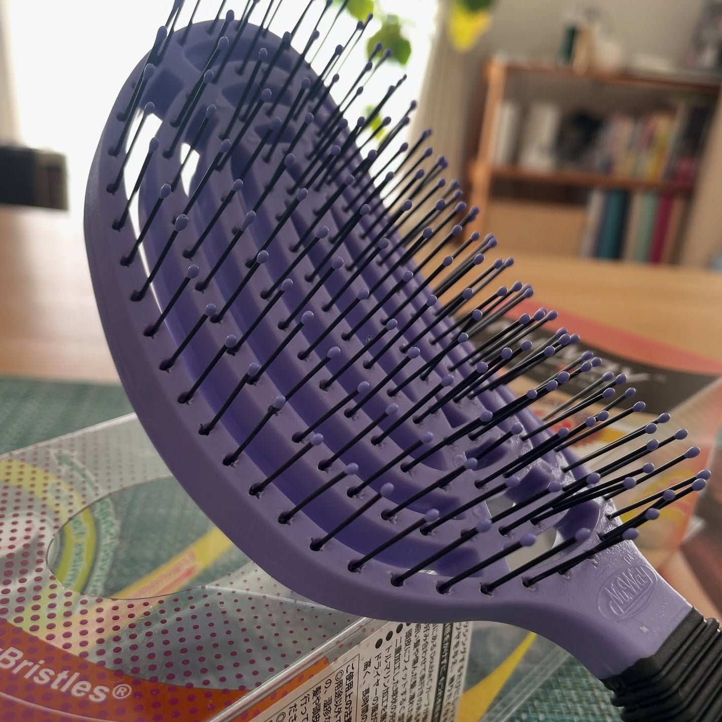 ヘアブラシ Double Cカーブ/NuWay4Hair/ヘアブラシを使ったクチコミ(4枚目)