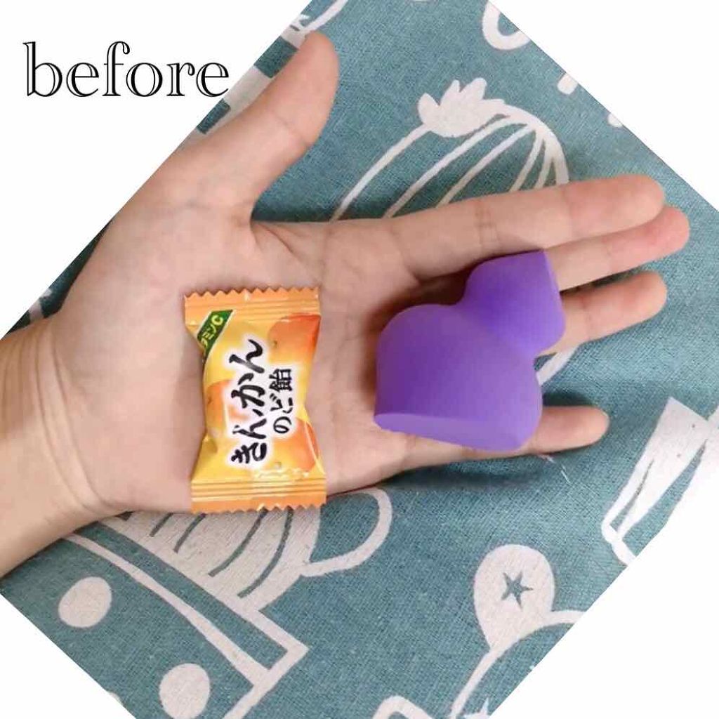 リキッドファンデーションスポンジ(ホイップ型)/DAISO/パフ・スポンジを使ったクチコミ（2枚目）