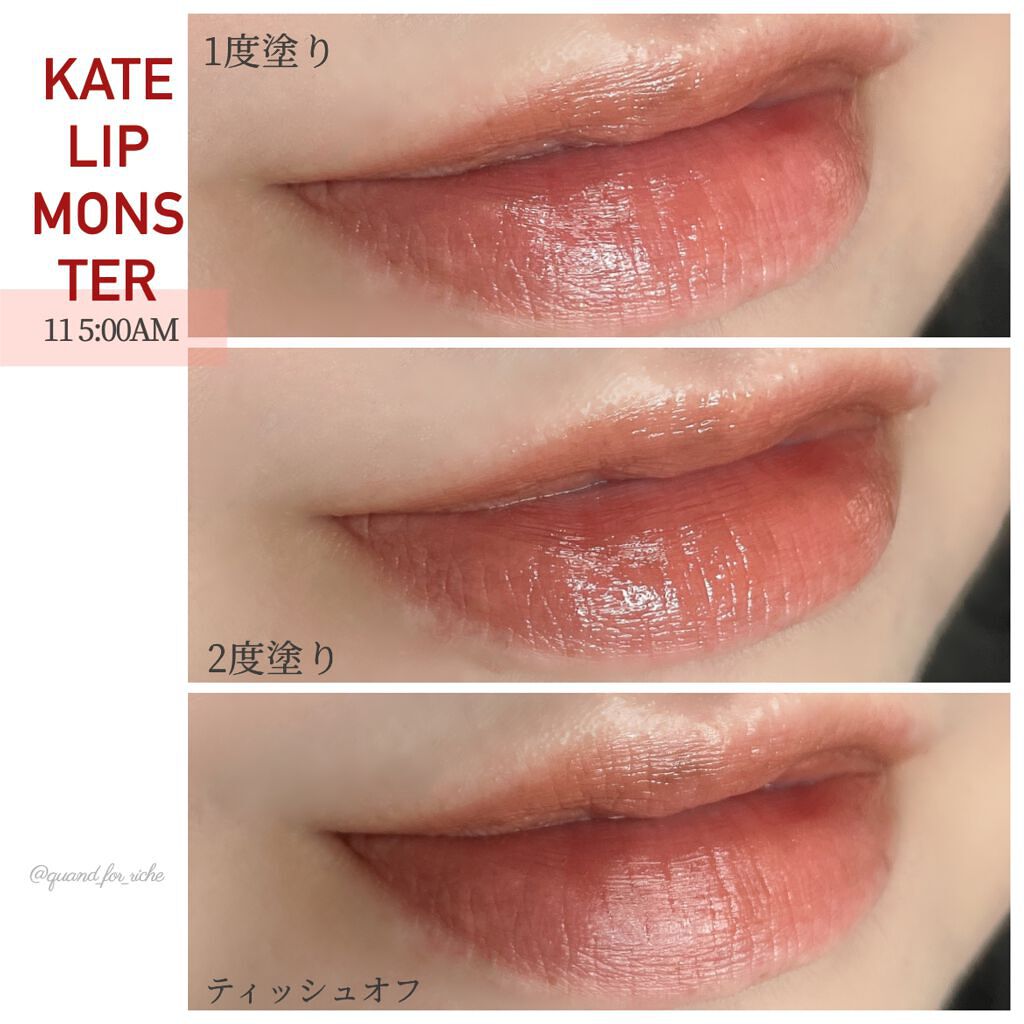 ケイト リップモンスター/KATE/口紅を使ったクチコミ(9枚目)