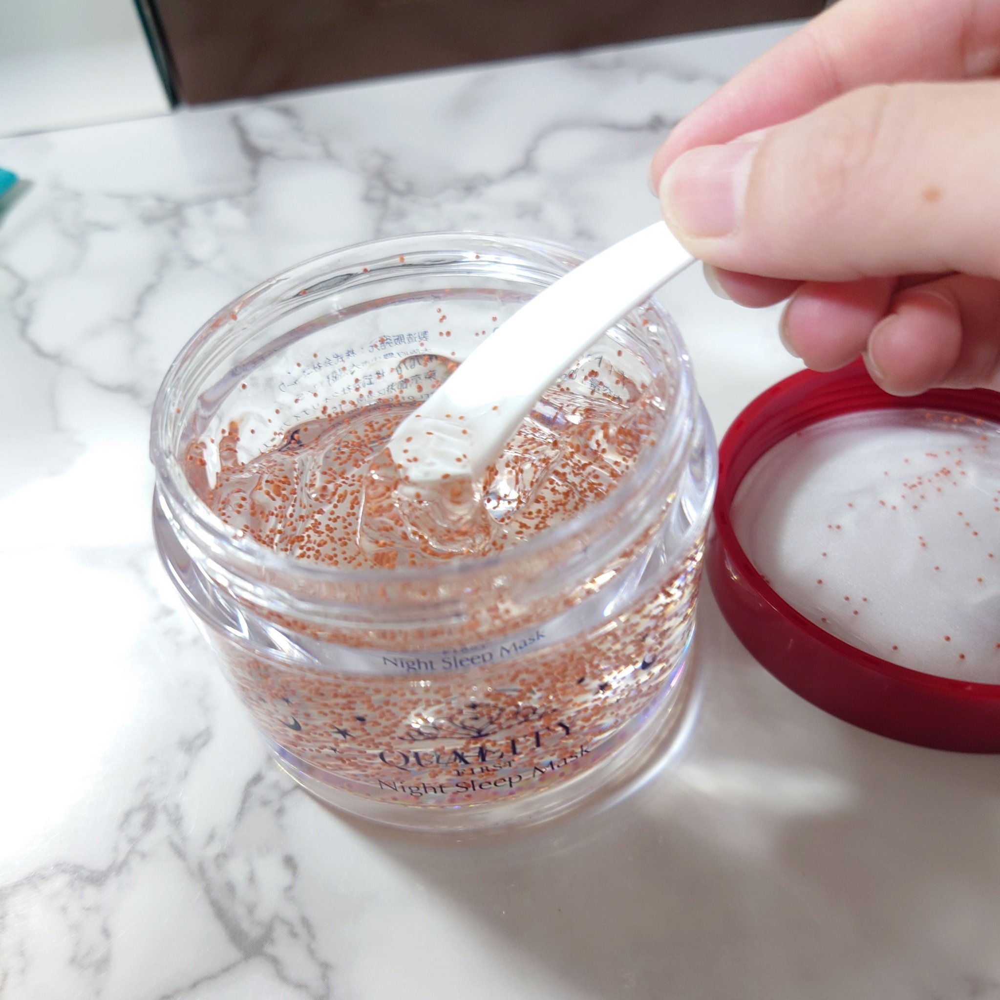 クイーンズプレミアムマスク ナイトスリーピングマスク プレミアム/クオリティファースト/洗い流すパック・マスクを使ったクチコミ（3枚目）