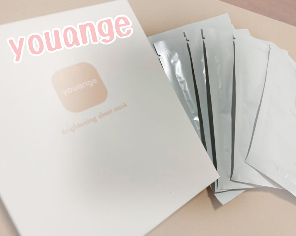 ブライトニングシートマスク/youange/シートマスク・パックを使ったクチコミ（1枚目）
