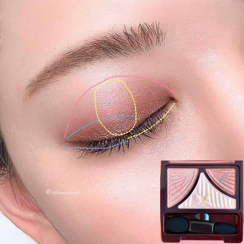 ジューシーピュアアイズ/キャンメイク/アイシャドウパレットを使ったクチコミ(4枚目)