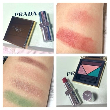 PRADA BEAUTY
ダイメンションズ 
マルチエフェクト アイシャドウ
04 Poetry ポエトリー

モノクローム ウェイトレス
ソフトマット リップカラー
（スムース ナイロン）
B102 