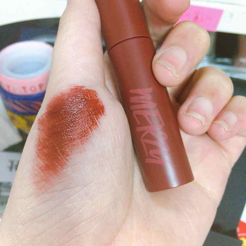 バイト ザ ビート メロウ ティント/MERZY/リップティントを使ったクチコミ（2枚目）