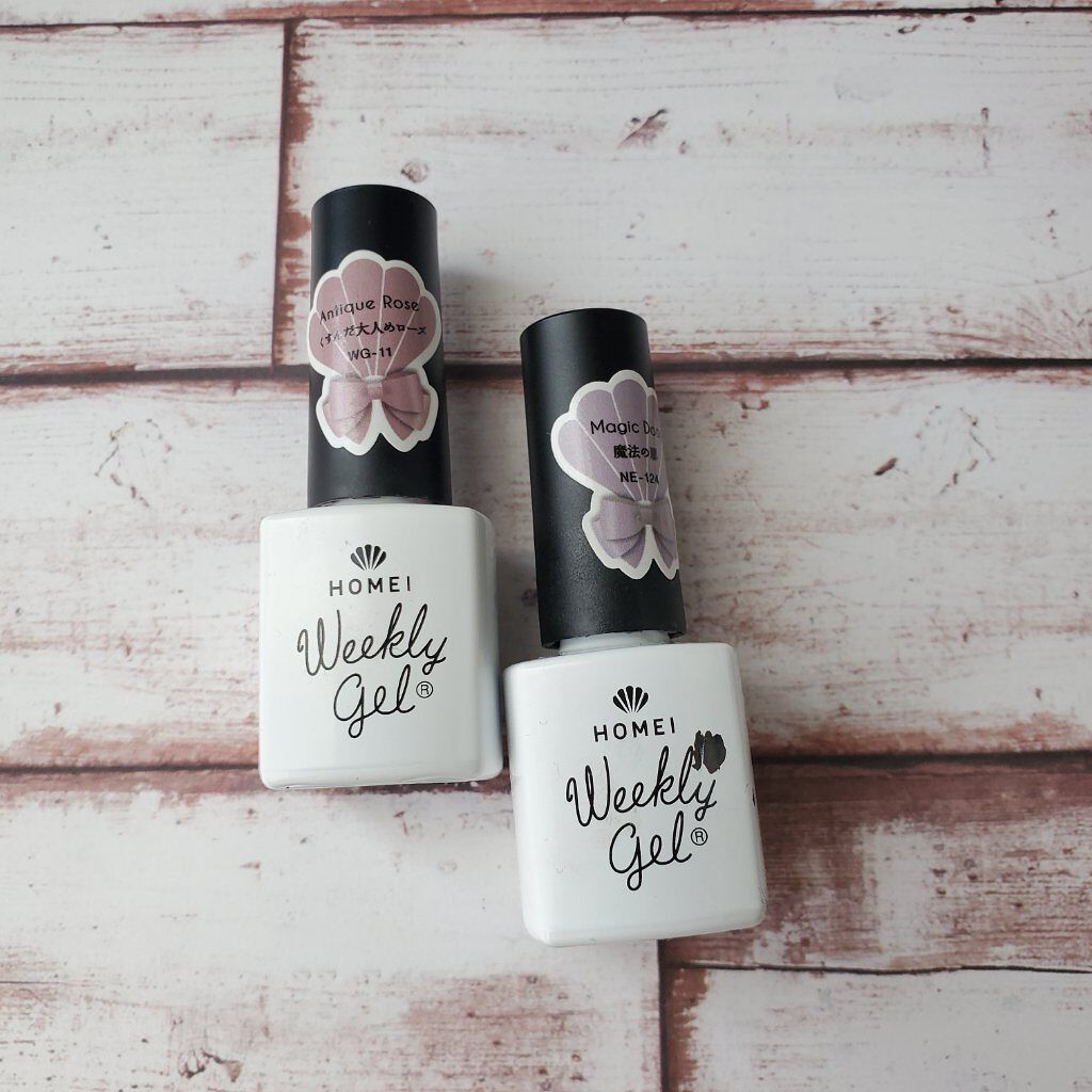 ウィークリージェル WG-11 Antique Rose/HOMEI/ジェルネイルを使ったクチコミ（3枚目）
