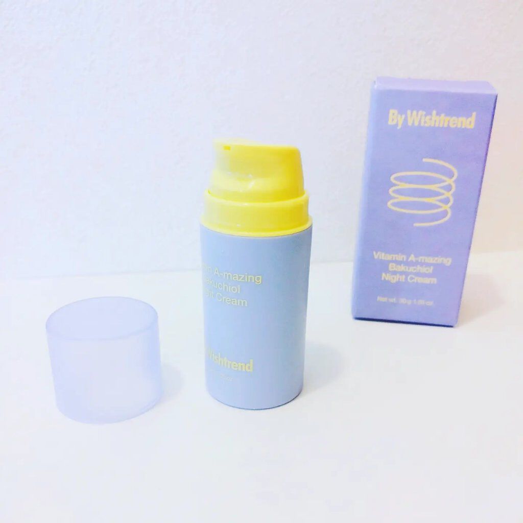 ビタミンA-mazingバクチオールナイトクリーム/By Wishtrend/フェイスクリームを使ったクチコミ（1枚目）