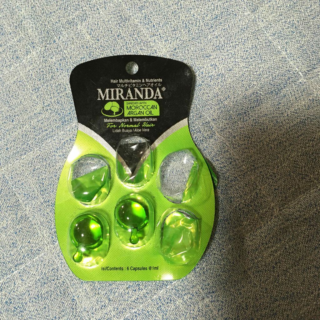 ヘアビタミン ニュートリヘアオイル/MIRANDA/ヘアオイルを使ったクチコミ（1枚目）