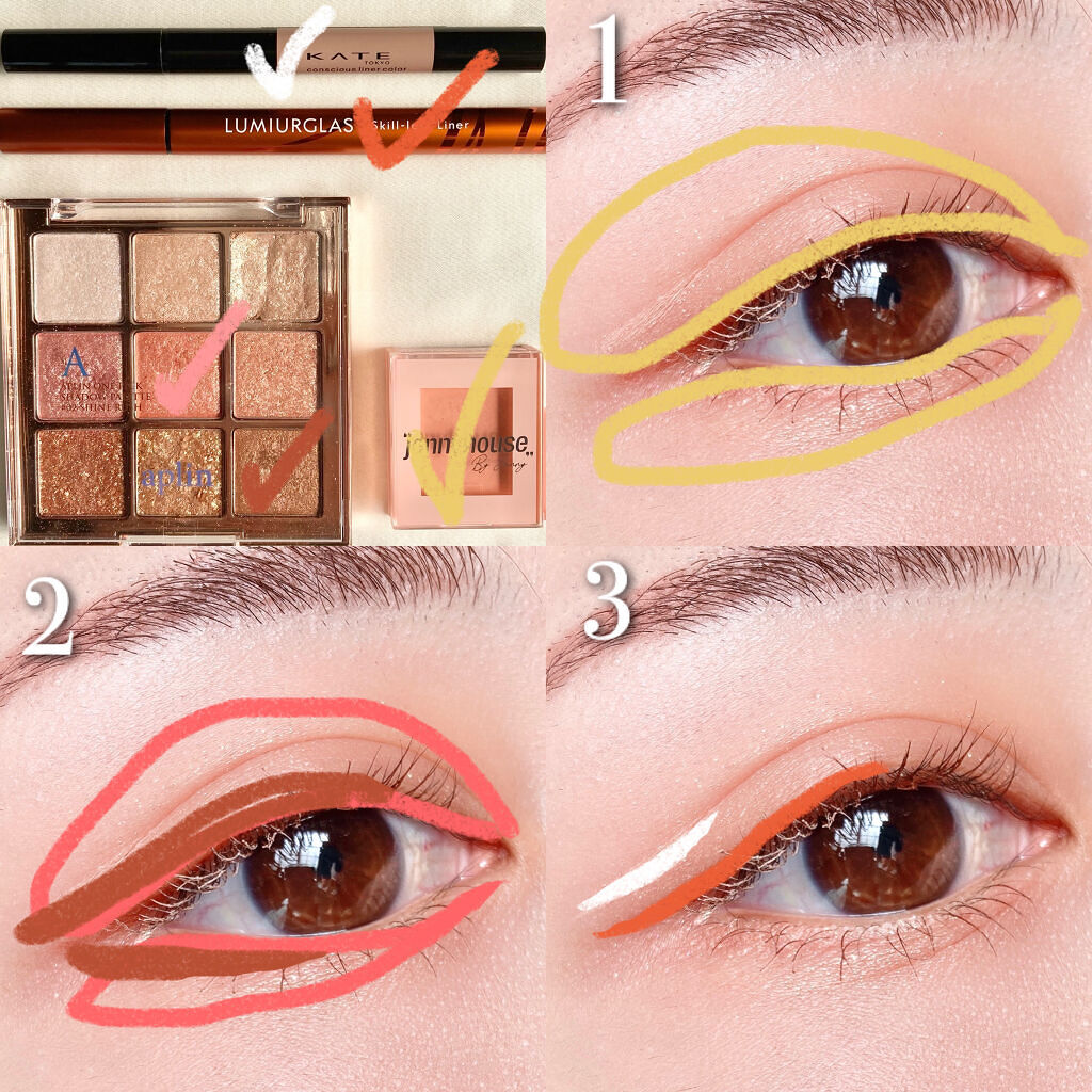 コンシャスライナーカラー/KATE/リキッドアイライナーを使ったクチコミ（3枚目）
