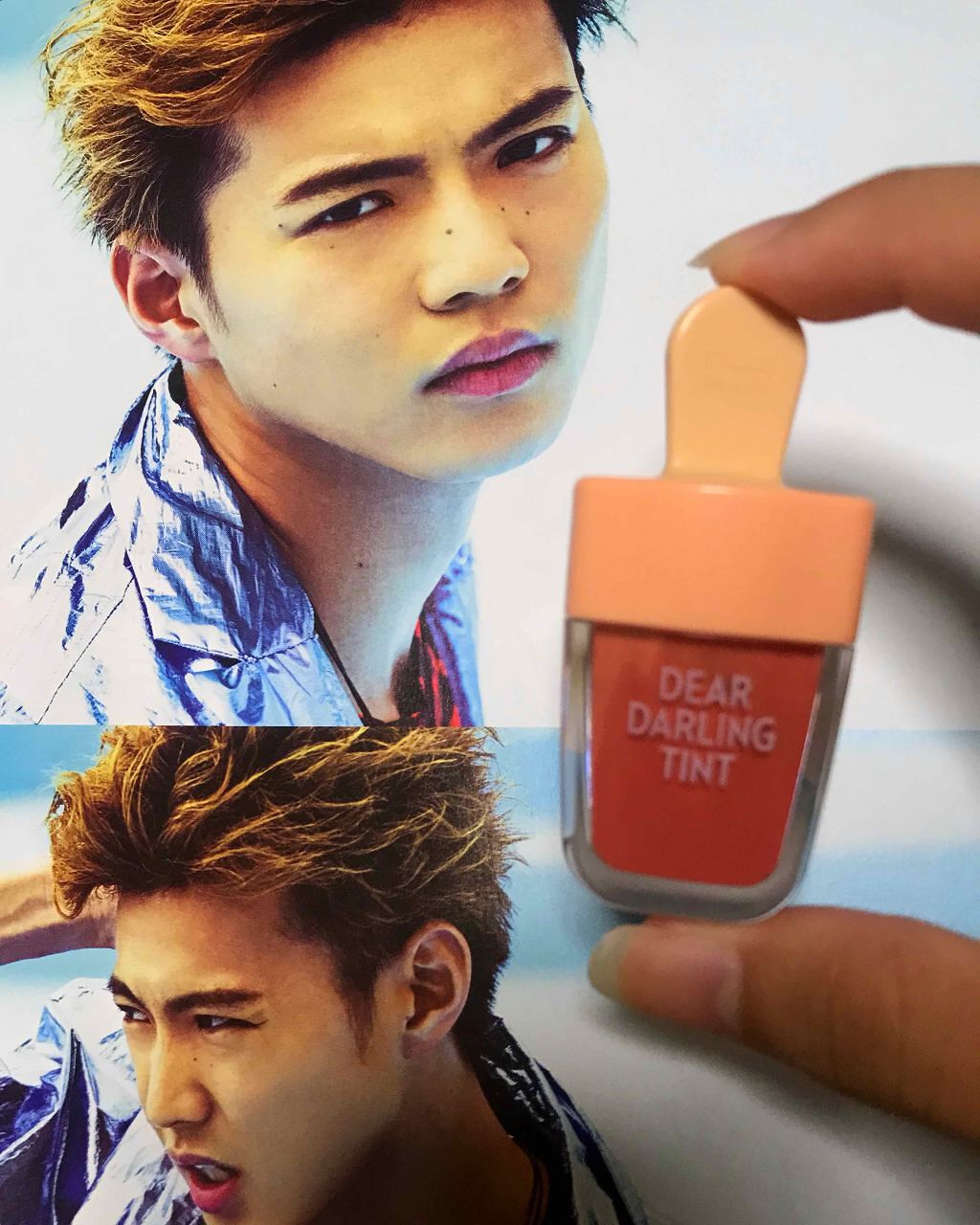 ディアダーリン ウォータージェルティント (アイスティント)/ETUDE/口紅を使ったクチコミ(1枚目)