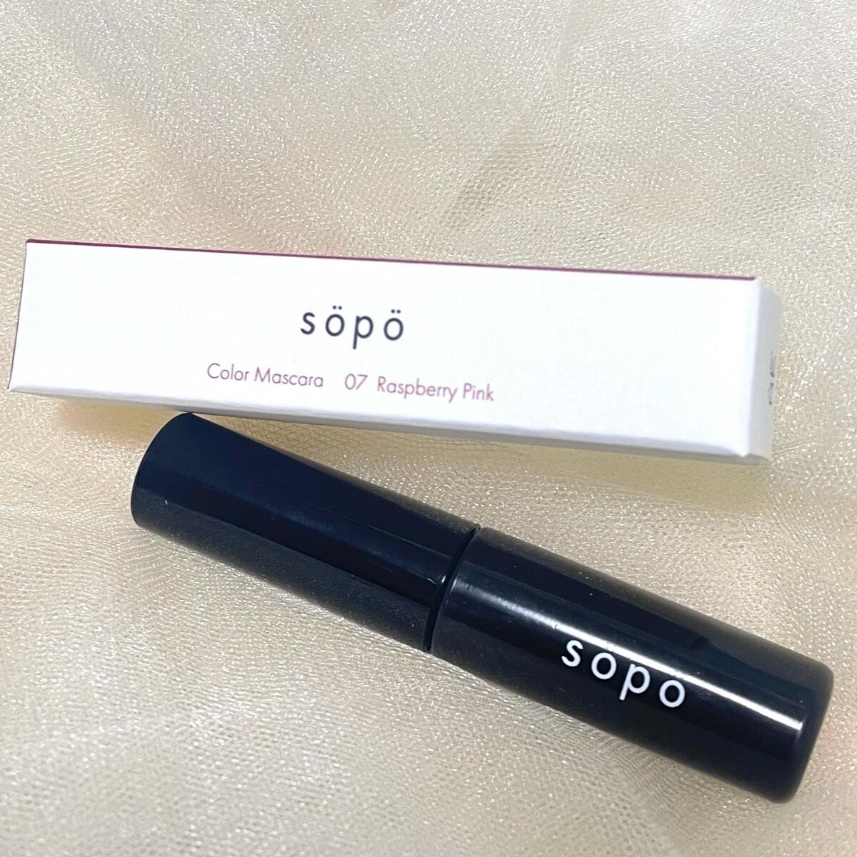 カラーマスカラ/sopo/マスカラを使ったクチコミ(2枚目)
