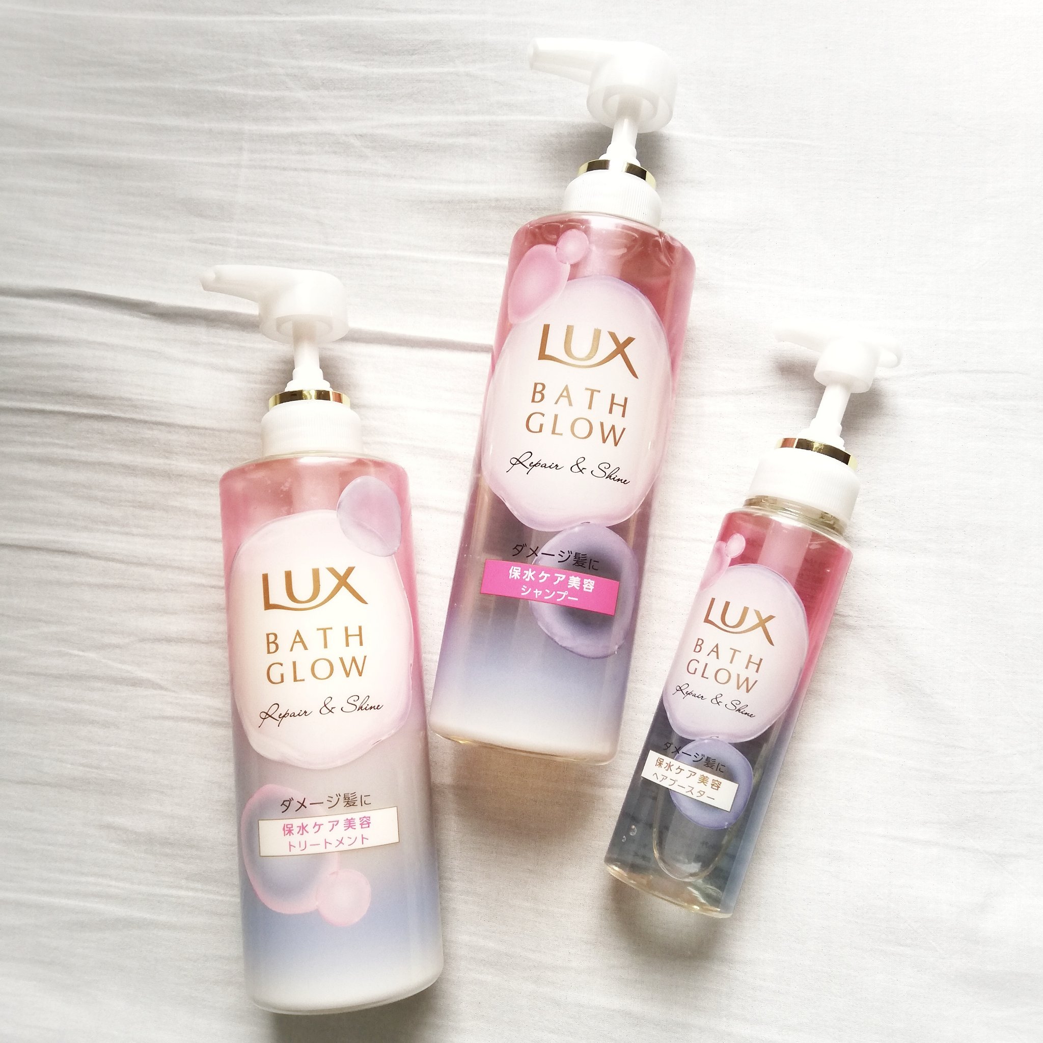 バスグロウ リペア&シャイン シャンプー / トリートメント/LUX/市販シャンプーを使ったクチコミ（2枚目）