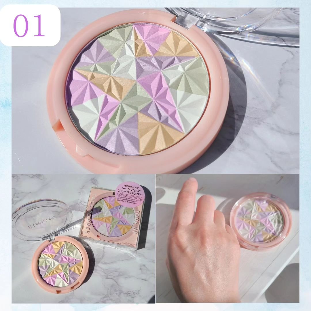 トーンアップフェイスパウダー 03/Kirei&co./プレストパウダーを使ったクチコミ（3枚目）