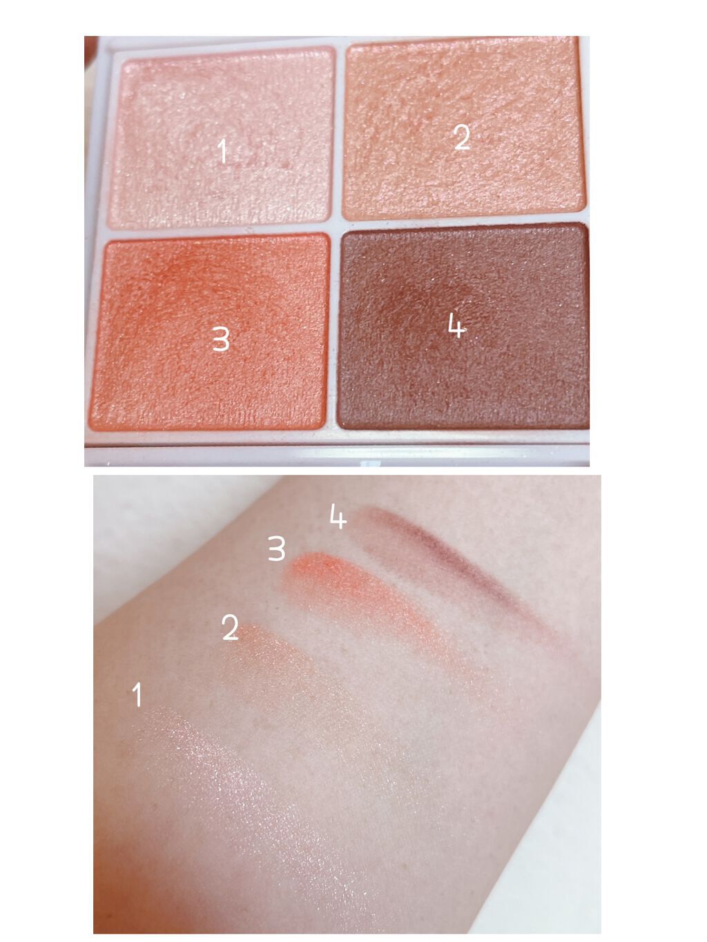 シルキースフレアイズ/キャンメイク/アイシャドウパレットを使ったクチコミ(3枚目)