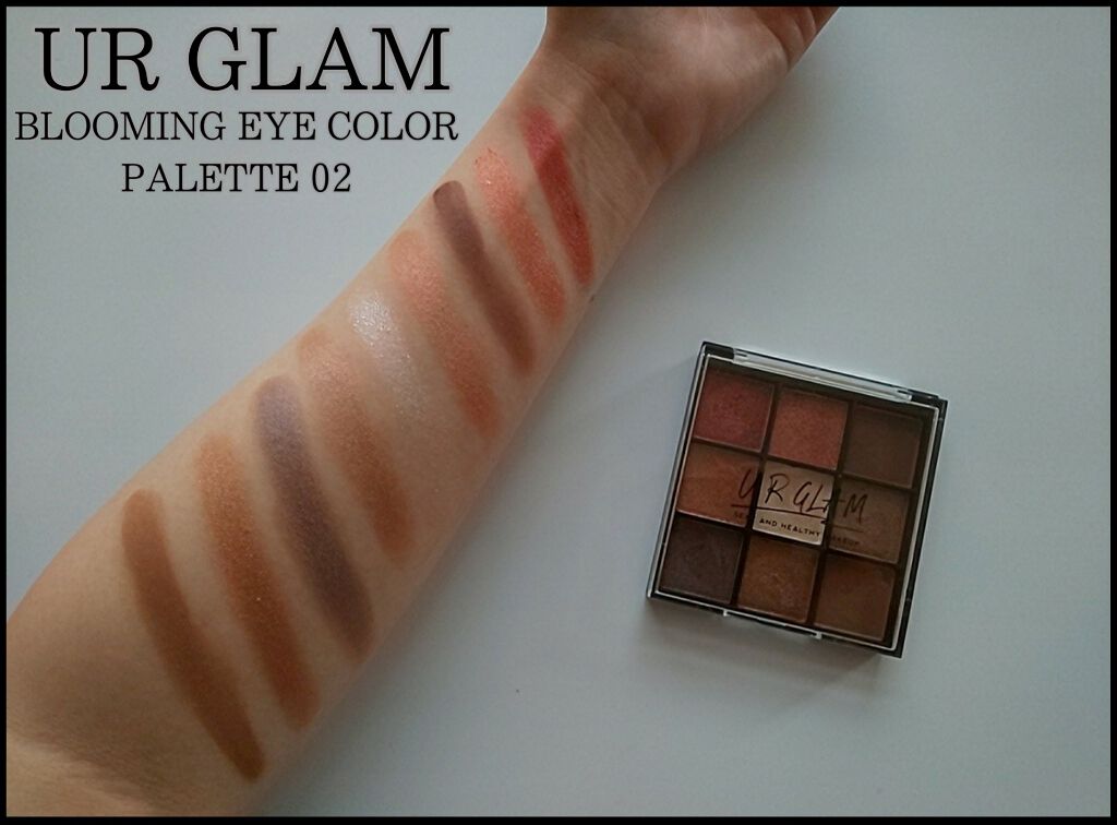 UR GLAM　BLOOMING EYE COLOR PALETTE/U R GLAM/アイシャドウパレットを使ったクチコミ（3枚目）