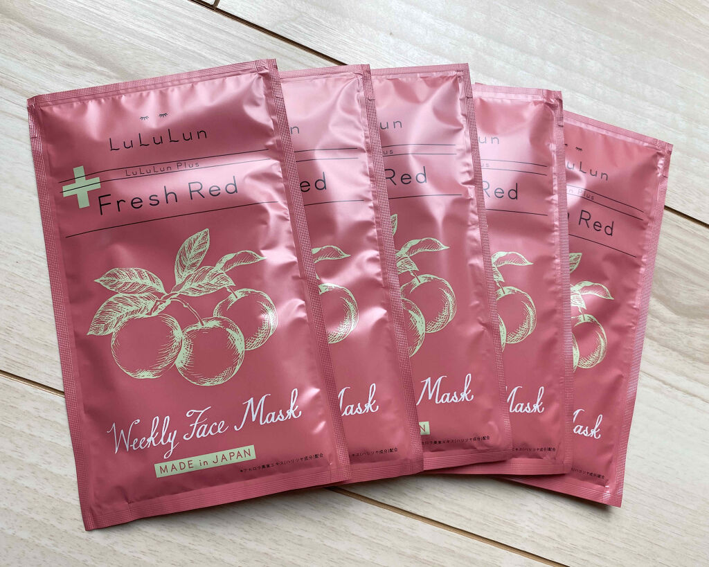 ルルルンプラス フレッシュレッド/ルルルン/シートマスク・パックを使ったクチコミ（1枚目）