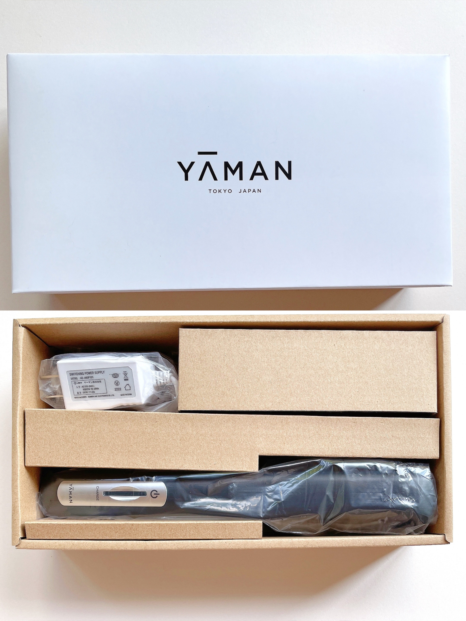 超音波トリートメント シャインプロ ブラック/YA-MAN TOKYO JAPAN/その他ヘアアイロンを使ったクチコミ（2枚目）