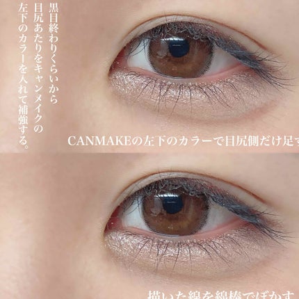 パーフェクトマルチアイズ/キャンメイク/アイシャドウパレットを使ったクチコミ(4枚目)