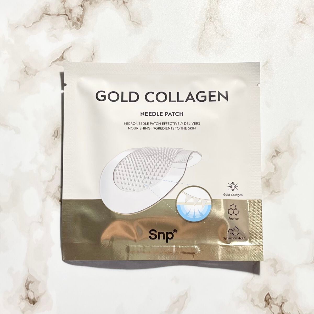 ゴールドコラーゲンニードルパッチ/SNP/アイケア・アイクリームを使ったクチコミ(5枚目)