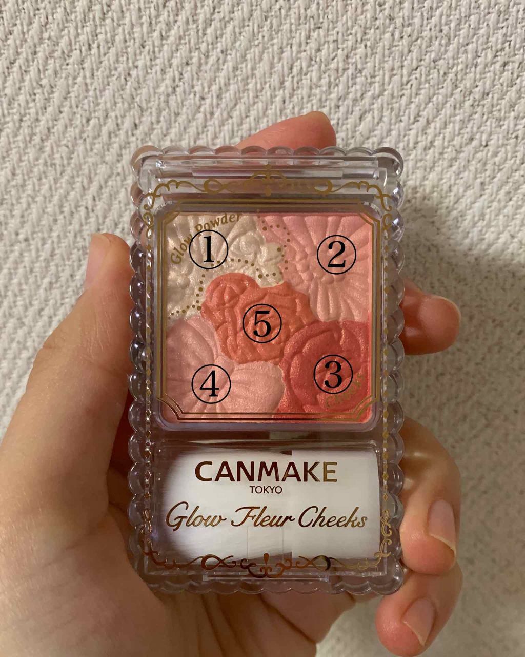 グロウフルールチークス/キャンメイク/パウダーチークを使ったクチコミ(2枚目)