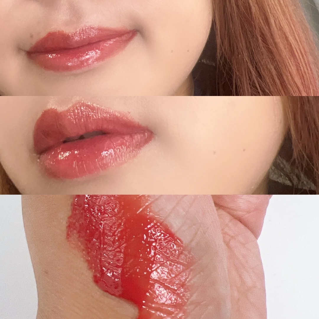 ミューテッドシアーティント 03 リッチグァバティー/Ririmew/リップティントを使ったクチコミ（3枚目）