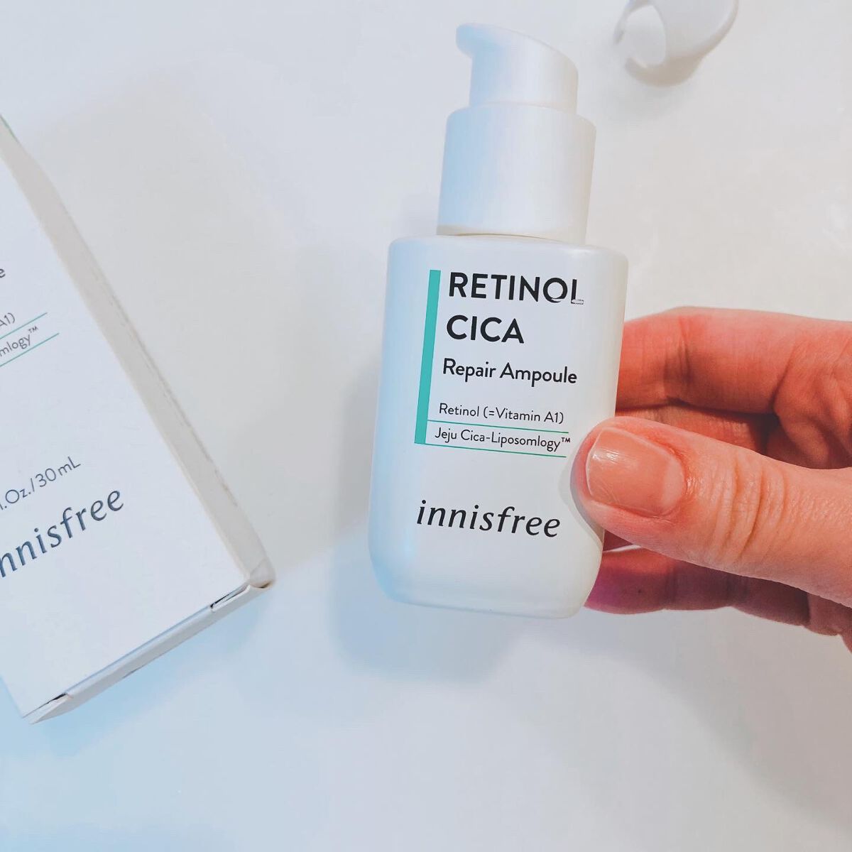 レチノール　シカ　リペア　セラム/innisfree/美容液を使ったクチコミ（3枚目）