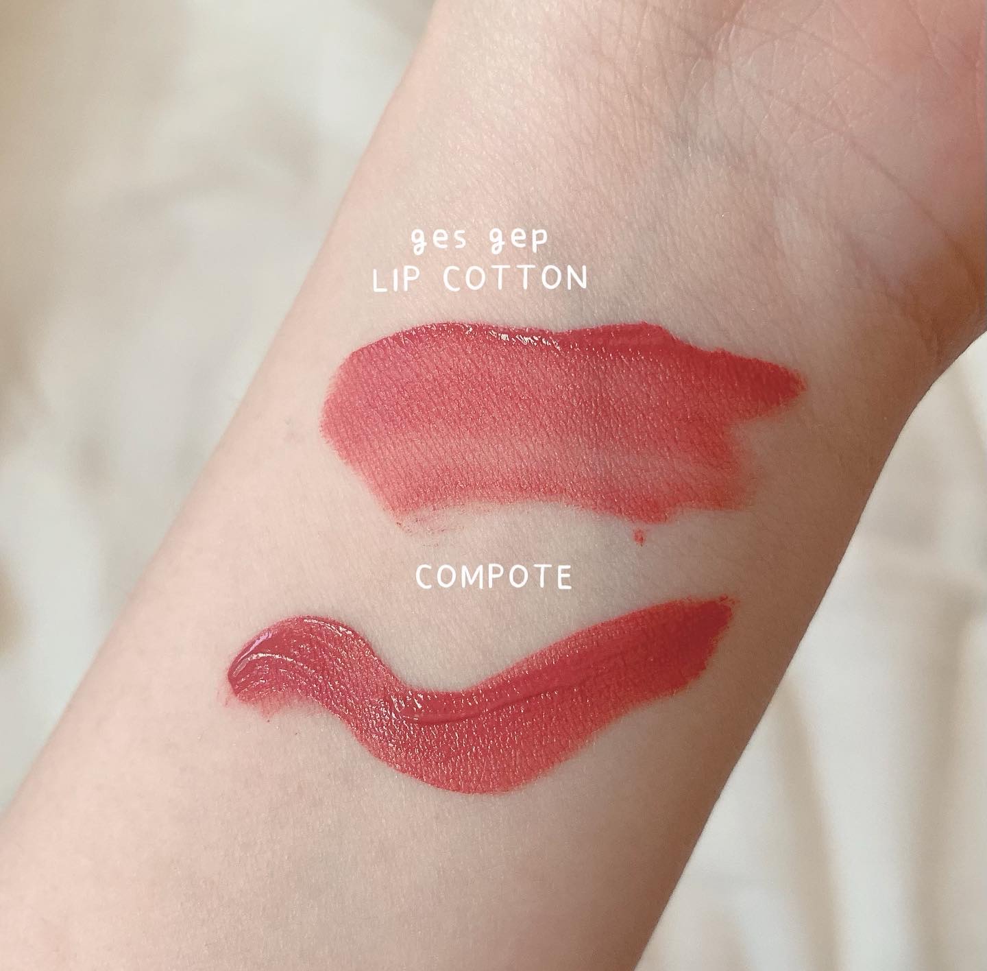 GGリップコットン/gesgep/口紅を使ったクチコミ（2枚目）
