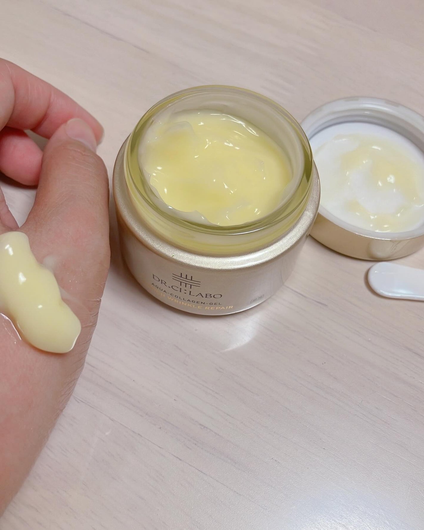 薬用アクアコラーゲンゲル エンリッチリンクルリペア/ドクターシーラボⓇ/フェイスクリームを使ったクチコミ(2枚目)