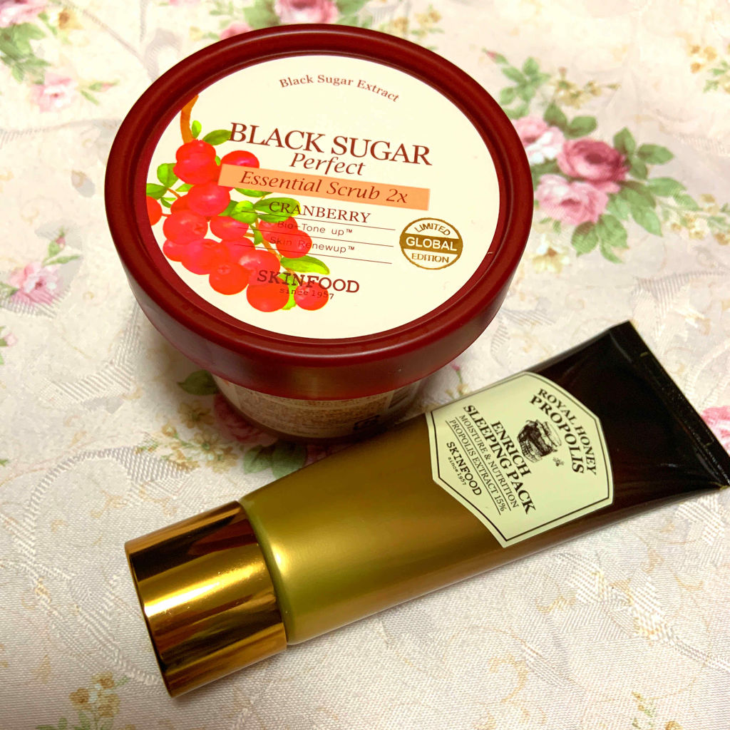 ロイヤルハニー プロポリス エンリッチ スリーピングパック/SKINFOOD/フェイスクリームを使ったクチコミ（1枚目）