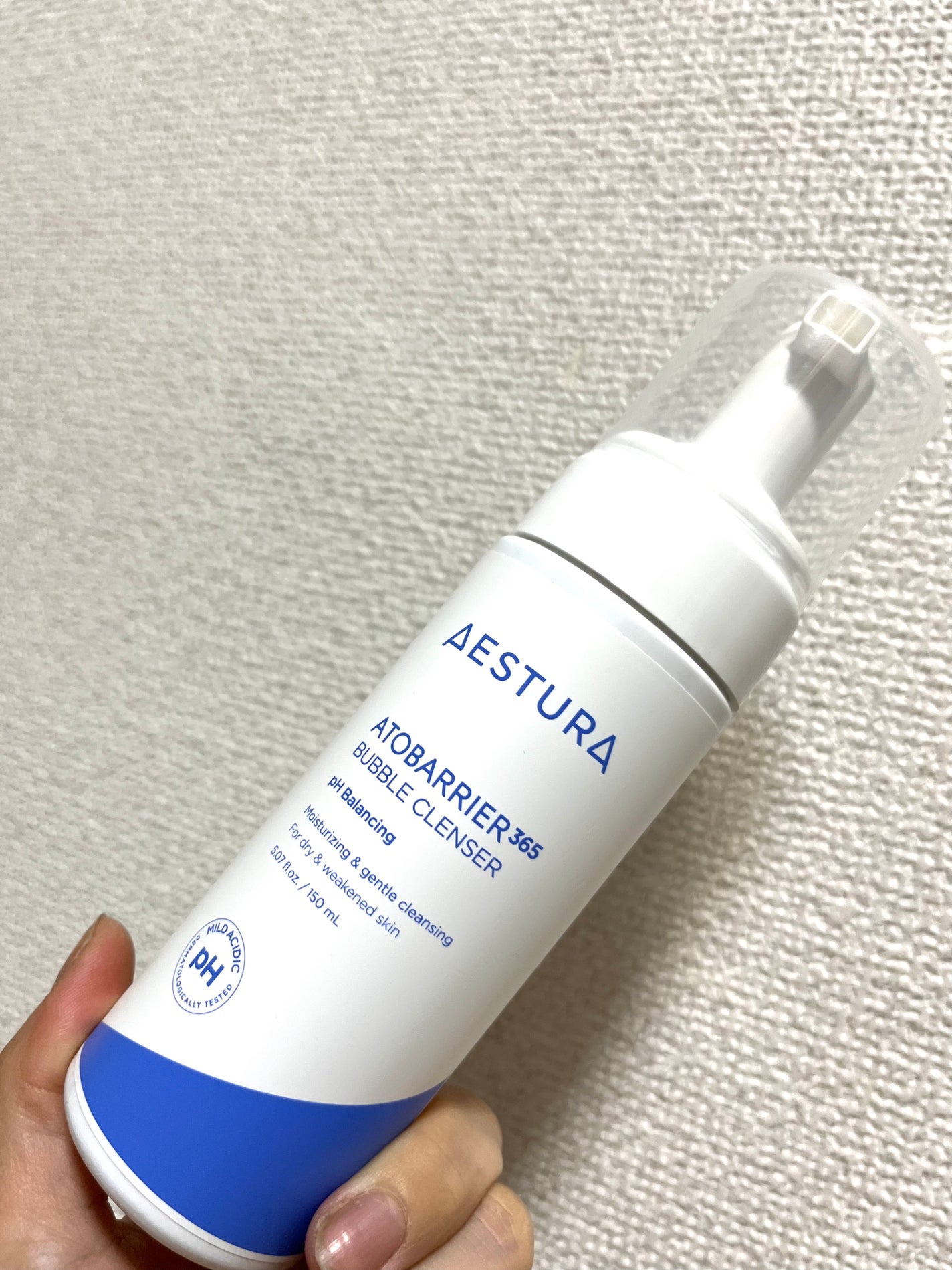 アトバリア365 バブルクレンザー/AESTURA/泡洗顔を使ったクチコミ(1枚目)