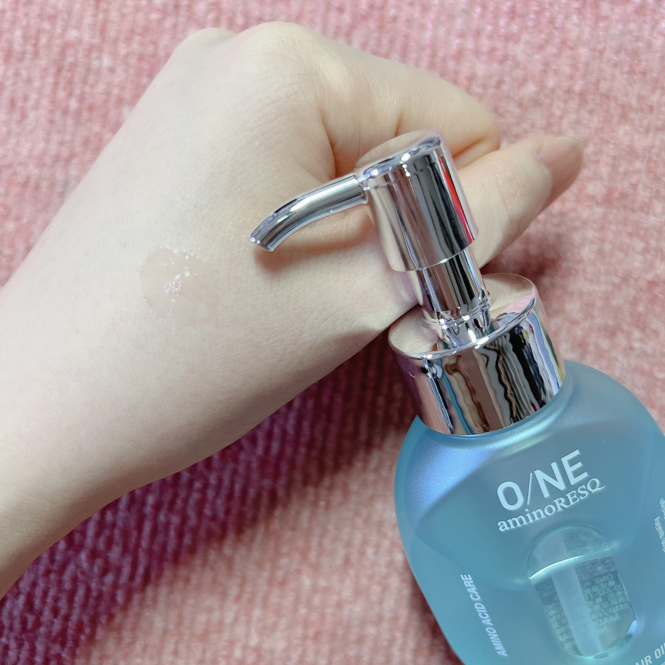 ワン アミノレスキュー トリートメントヘアオイル/アミノレスキュー/ヘアオイルを使ったクチコミ（2枚目）