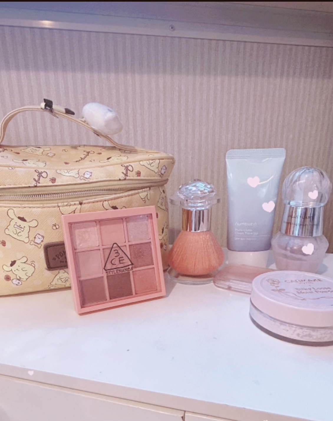 クリスタ メイクアップブラシ スタンド付 グレー/フランフラン/その他キットセットを使ったクチコミ（1枚目）