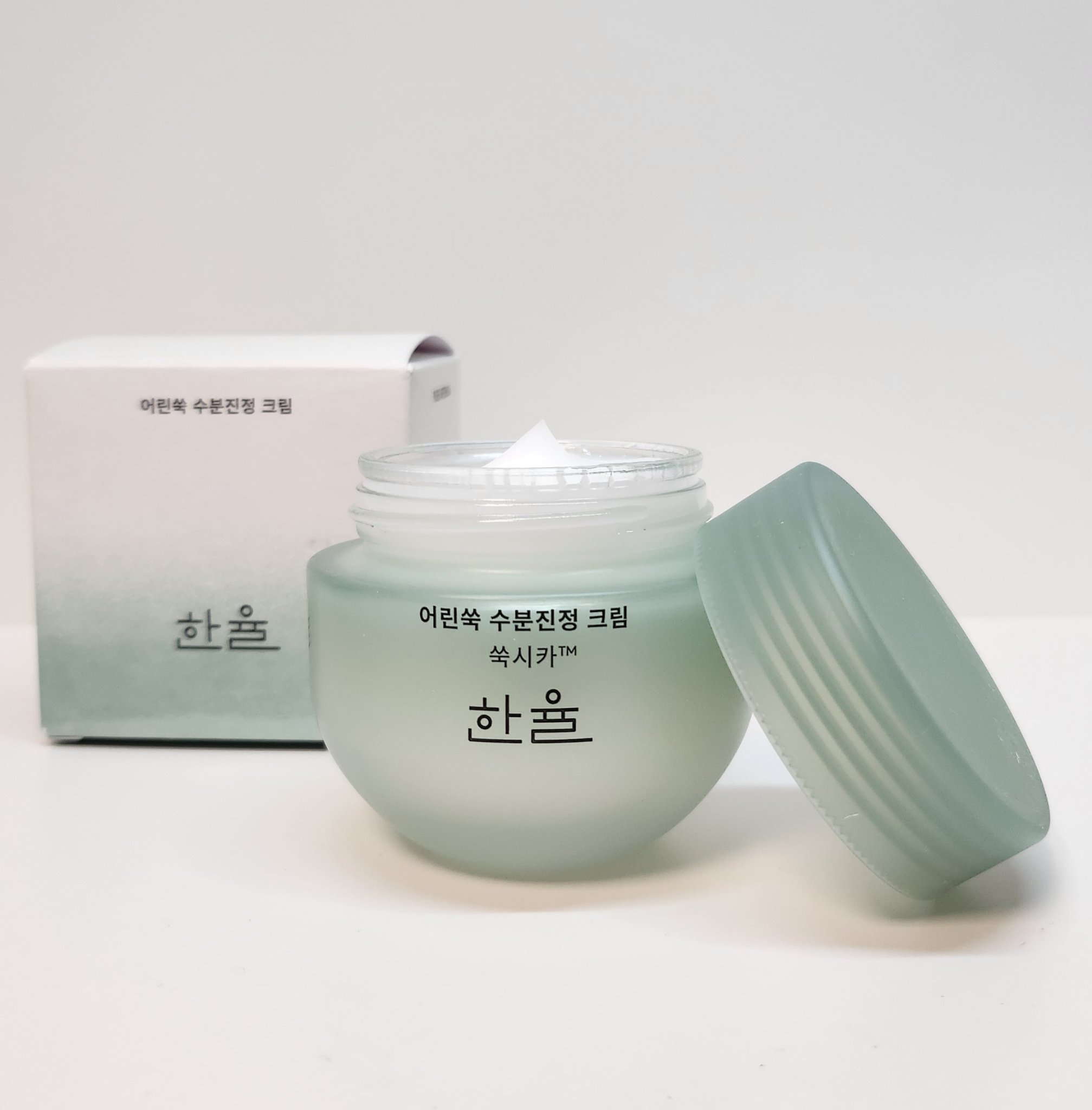 ピュアアルテミシア カーミングウォータークリーム/HANYUL(ハンユル)/フェイスクリームを使ったクチコミ（1枚目）