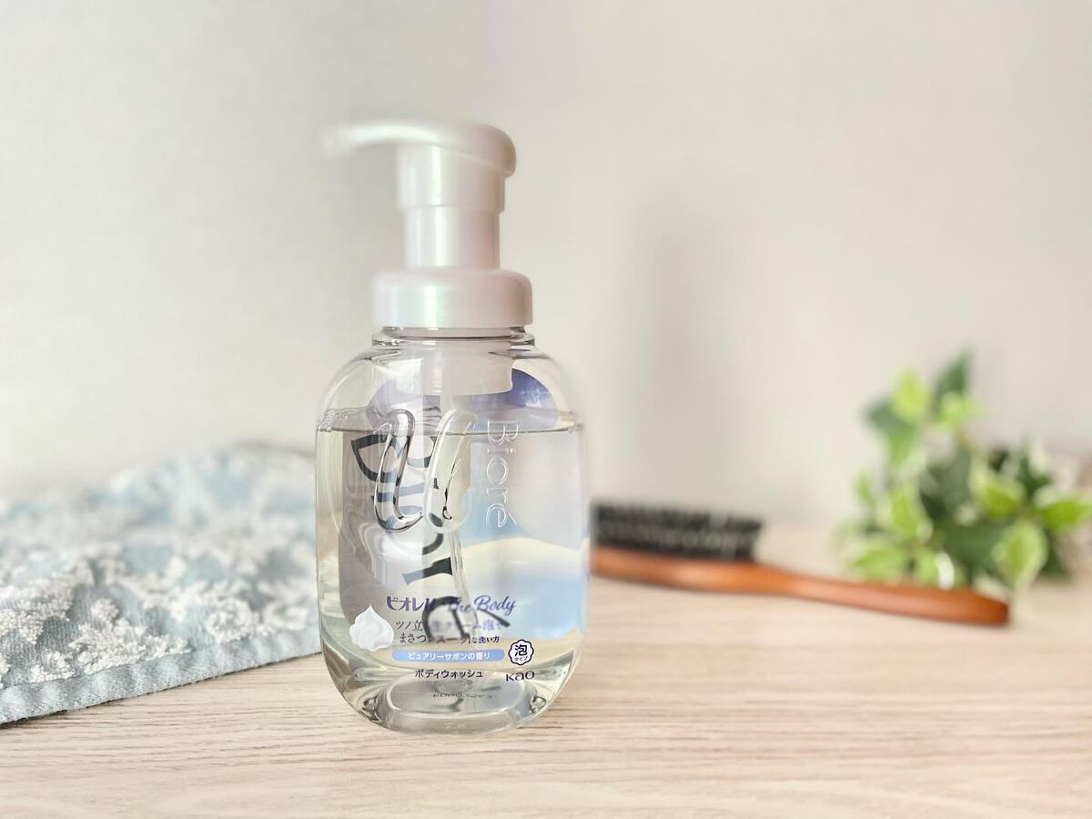 ザ ボディ 泡タイプ ピュアリーサボンの香り/ビオレu/ボディソープを使ったクチコミ（1枚目）