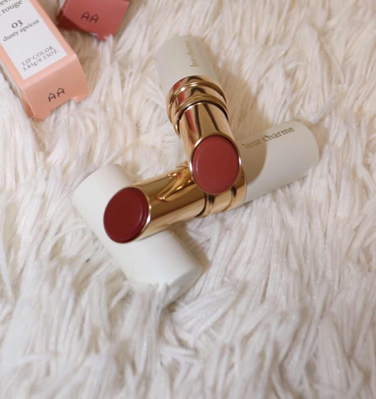 フォーエバー フィット ルージュ 01 mood plum(ムードプラム)/leur charme/口紅を使ったクチコミ（3枚目）