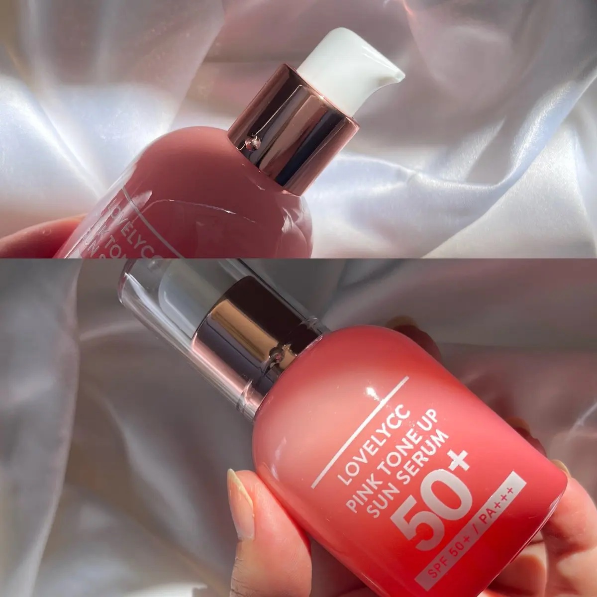 ピンクトーンアップサンセラム/LOVELYCC/化粧下地を使ったクチコミ（2枚目）