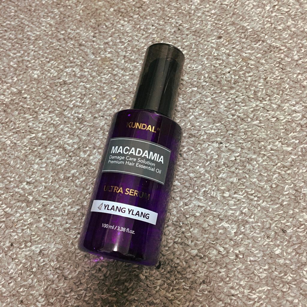 クンダル マカダミア ウルトラヘアセラム /KUNDAL/ヘアオイルを使ったクチコミ(1枚目)