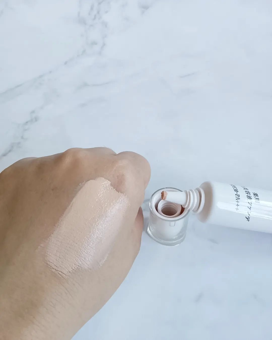 薬用 美白美容液ファンデ（医薬部外品）/HAKU/クリーム・エマルジョンファンデーションを使ったクチコミ（3枚目）