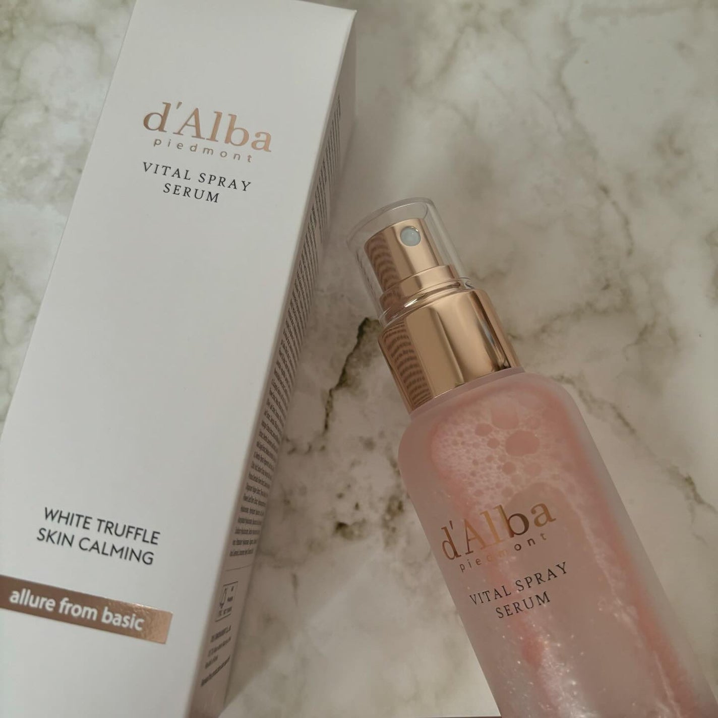 ダルバ ホワイトトリュフバイタルスプレーセラム/ダルバ/ミスト状化粧水を使ったクチコミ(1枚目)