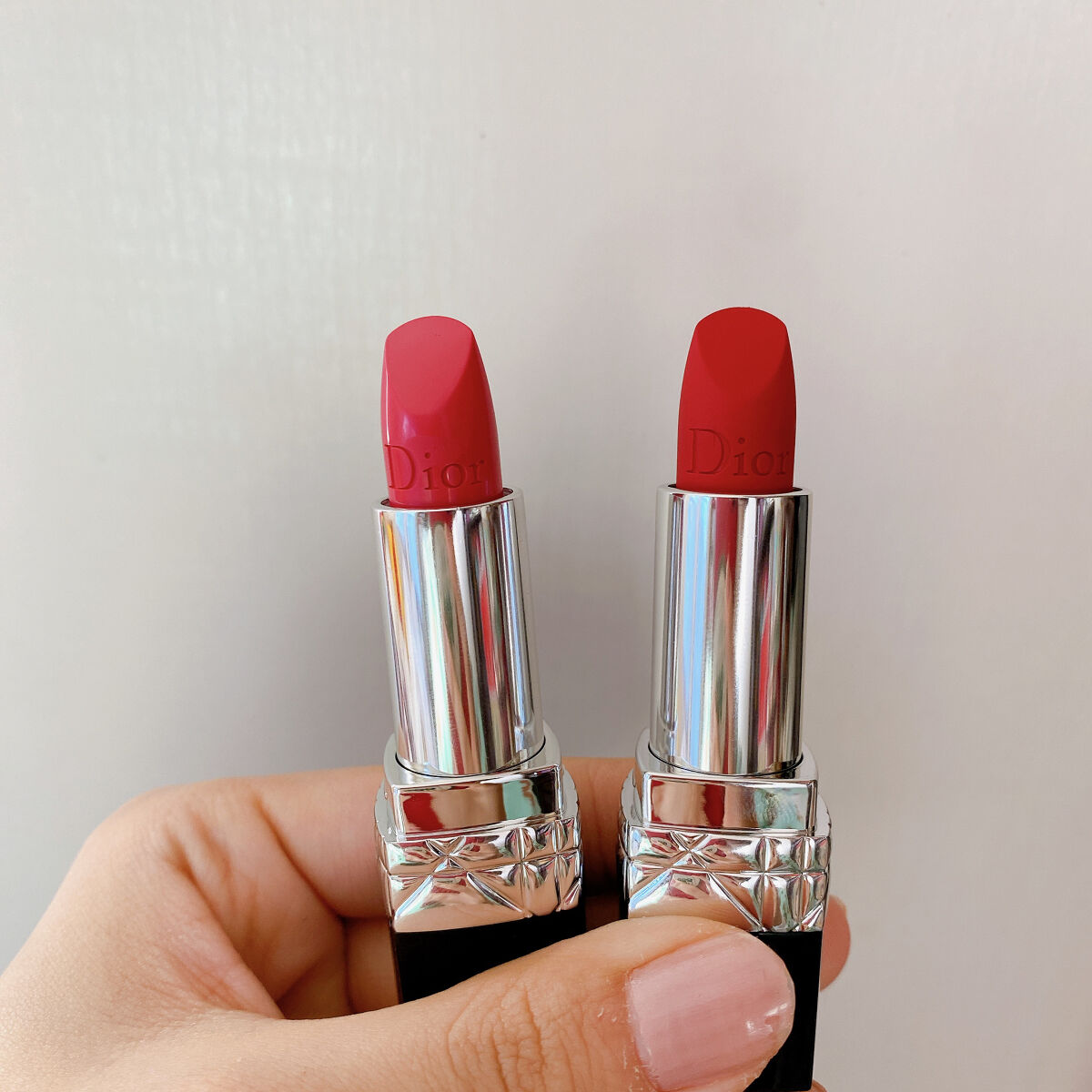 【旧】ルージュ ディオール 567 ローズ エン ディオール/Dior/口紅を使ったクチコミ（1枚目）