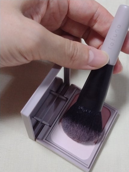 シアーブラッシュ /rafuna/パウダーチークを使ったクチコミ(2枚目)