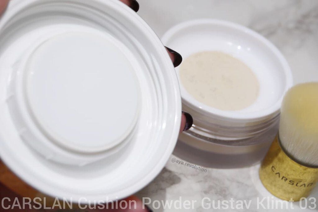 クリムト限定版エアクッションパウダー/CARSLAN/ルースパウダーを使ったクチコミ(3枚目)
